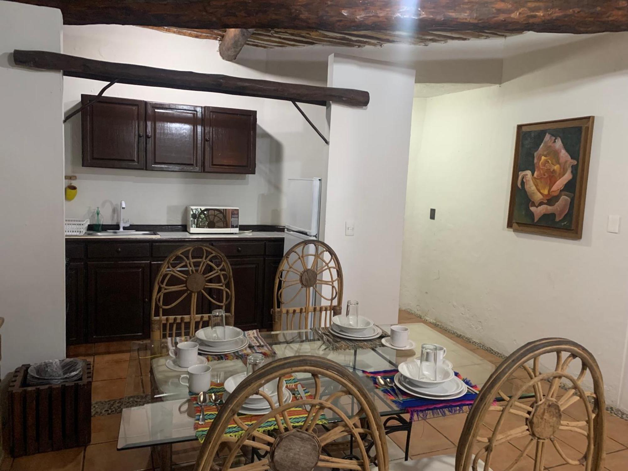 Casa Caribe Cancun Exterior photo Kitchen and dining area