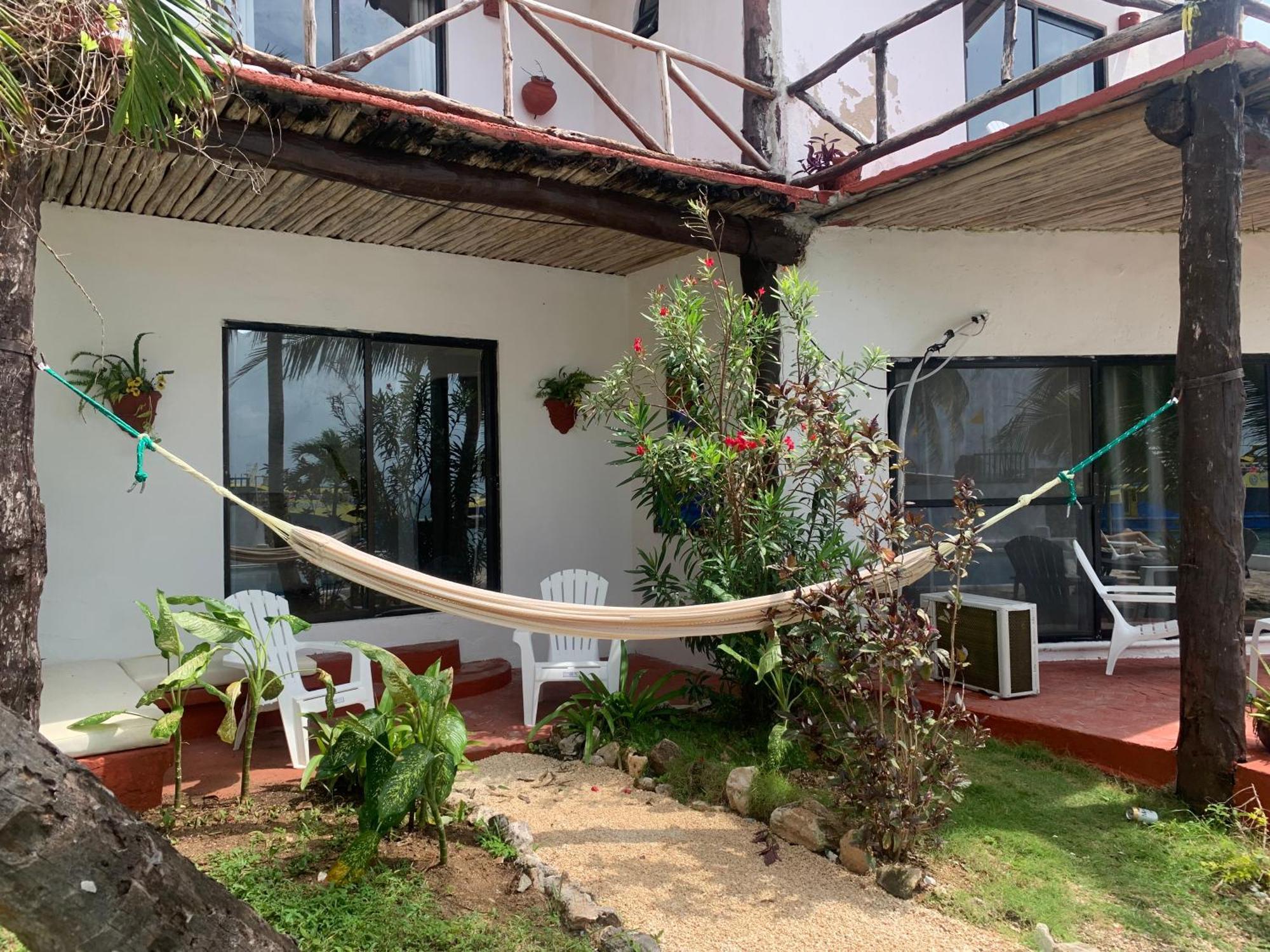 Casa Caribe Cancun Exterior photo A hammock in a hotel in San Juan del Sur, Nicaragua